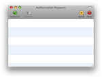 Image of the Authorization Requests window